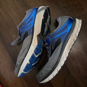 Brooks Glycerin 18 Gray Blue Running Shoes Women's Size 8 Wide‎ 2E Sneakers Used
